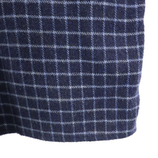 Max Mara Сделано в Италии Рубашка с длинным рукавом в клетку M Голубоватая Женская Б/У