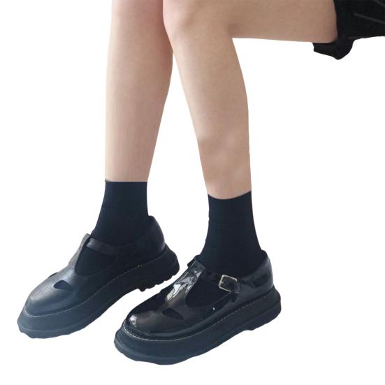 Гольфы для девочек, носки для школьной формы, бесшовные длинные носки, дышащие тонкие носки-слаучи