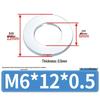 Очень большая плоская оцинкованная металлическая шайба (Размеры M1.6-M14)