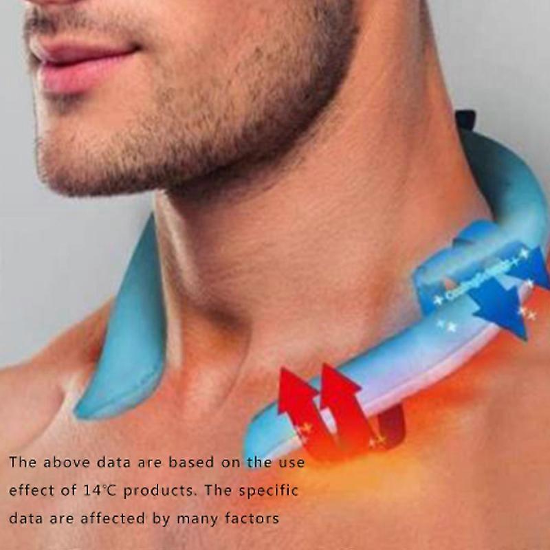 Cooling Neck Ring Safe High-strength Lightweight Ice Pillow Wearable Neck Cool Tube for summe