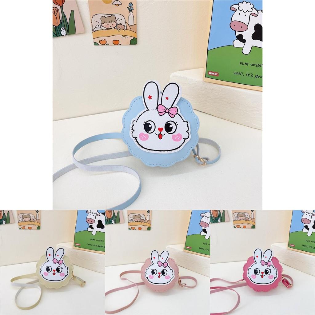 Rabbit Cute Cartoon Childrens Lanyard Messenger Bag Autumn Student Coin Purse