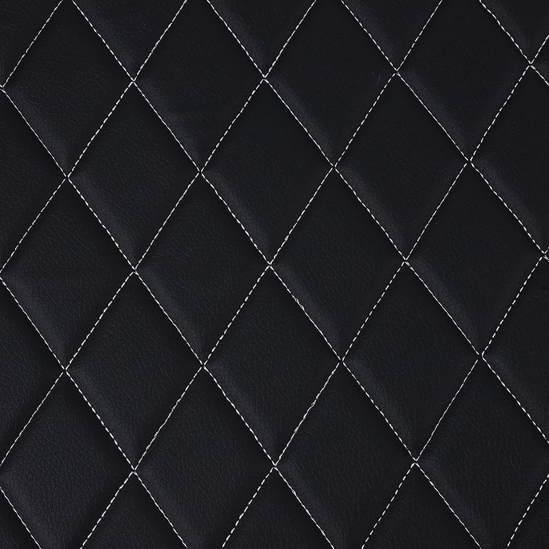 Thick Faux Leather Embroidered Car Interior Floor Mats & Headliner Trim