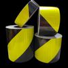 5cm/10cm/15cm/20cm*5M Fluorescent-Yellow-Black Twill reflective Tapes Waterproof Adhesive Warning Stickers For Car Truck Trailer