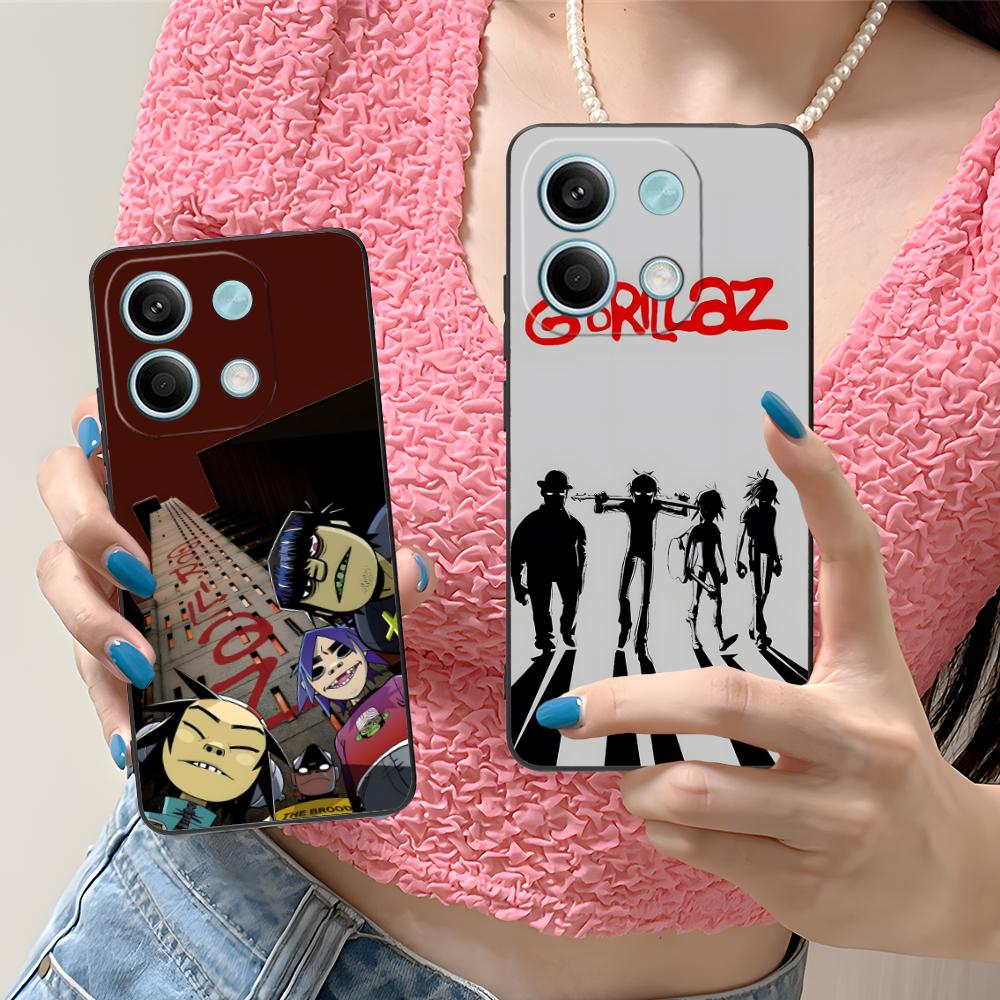 Mobile Gorillaz Phone Case for Xiaomi Redmi Note 14 13 12 11 A5 3 2 1 Pro Plus 4G 5G Colour Printing Pretty Cellphones Cover
