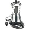 Cafetière italienne électrique - bialetti - moka timer - 6 tasses - 300 ml - inox