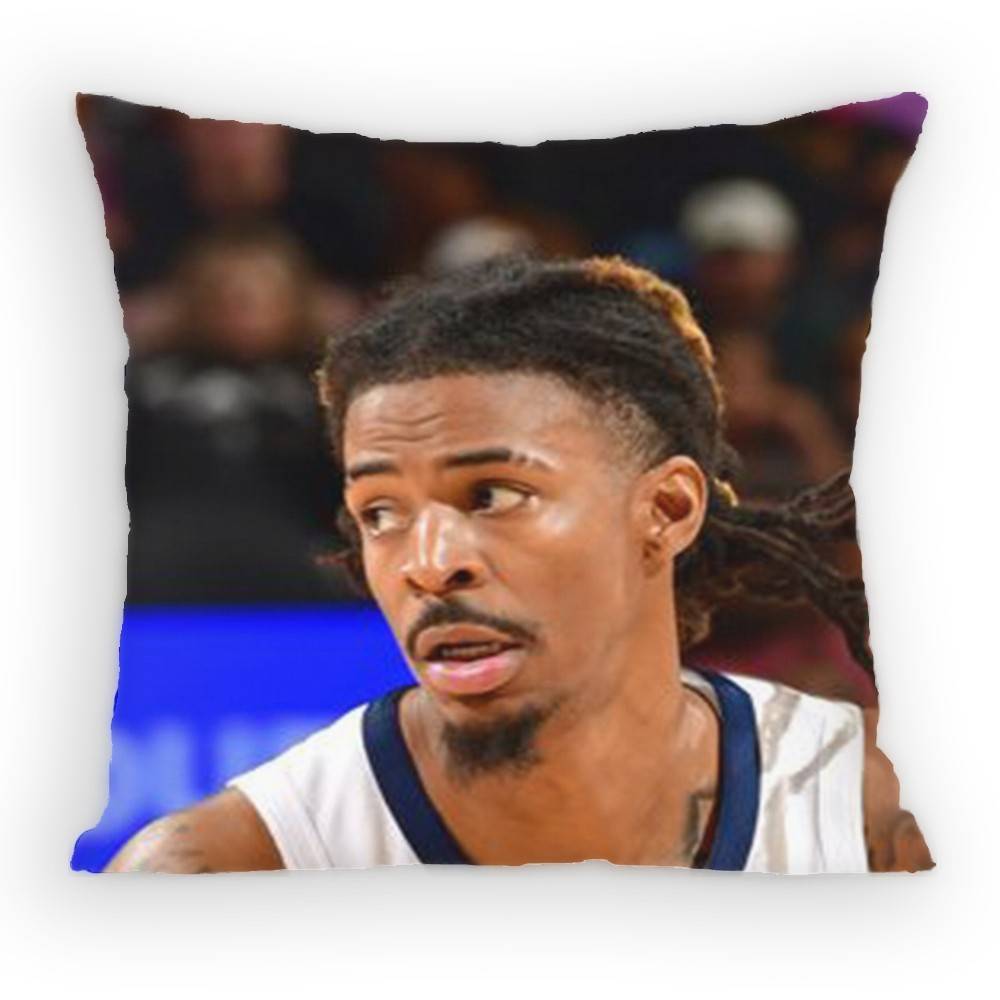 Basketball JJa MMorant Pillow Case Sofa Living Room Bedroom Headboard Backrest Cushion Square Cushion Nap Time