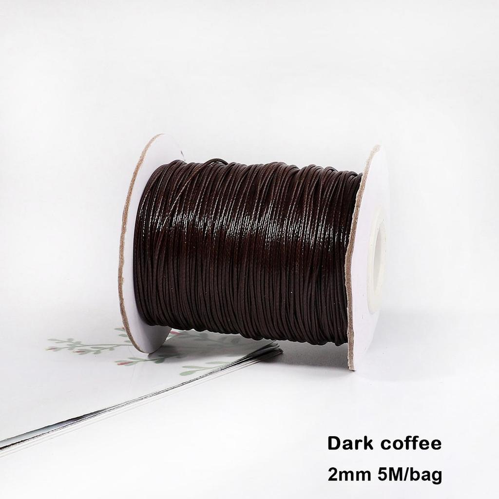 Разноцветные вощеные хлопковые шнуры для макраме, ювелирные бусины, изготовление ювелирных изделий своими руками