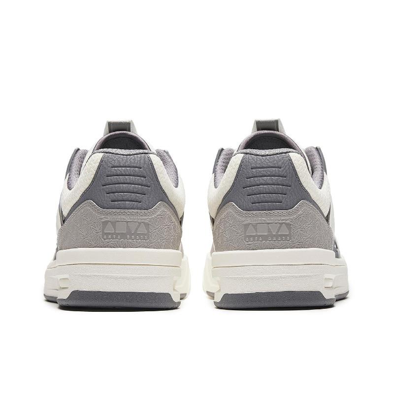 Anta Aojie 4 Lifestyle Series Men Skate Shoes White Grey 112618043-5