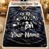 Flannel BlanketSex Pistols Custom Name Text Personalized Soft Warm Throw Blanket Home Decor Gift