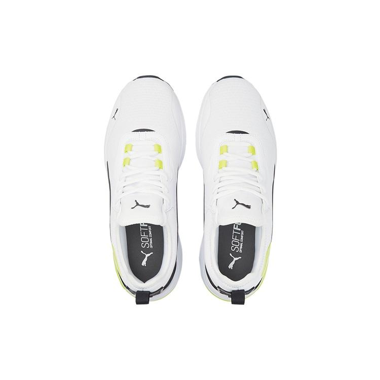 PUMA Electron Running Shoes Unisex Low Top White/Black/Yellow 380209-15