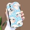 Милый мультяшный узор, кремовая текстура, мягкий силиконовый чехол с волнистыми краями, чехол для телефона для Huawei Honor Infinix Tecno iPhone