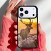 Чехол для телефона Олень Лось Олень Олень для iPhone 17 Air 16e 15 14 13 Pro Max Задняя крышка для 12 11 Pro Coque