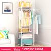 Rotating Multi-layer Coat Rack: Stylish Storage & Organization for Bedroom Floor.