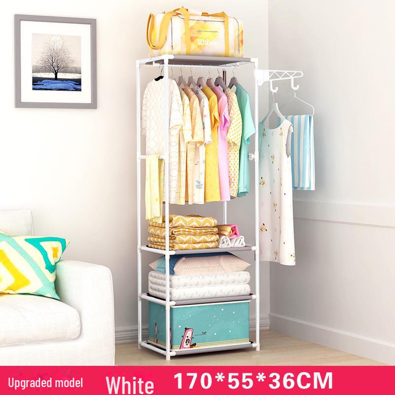 Rotating Multi-layer Coat Rack: Stylish Storage & Organization for Bedroom Floor.