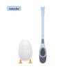 Silicone Duck Toilet Brush - Wall-Mount, No-Punch Design for Bathroom Cleaning