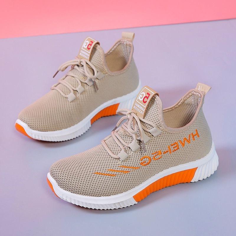 Легкие кроссовки, дышащая обувь, женская летняя тканевая обувь, спортивная повседневная обувь с сеткой