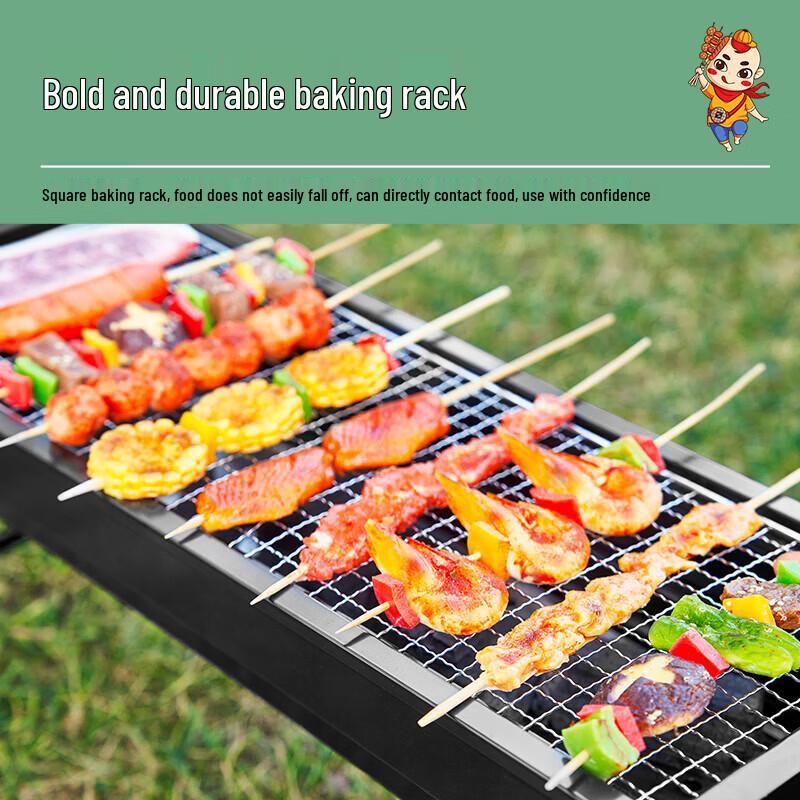 GUAIKEAI Portable Foldable Charcoal BBQ Grill