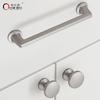 Oukali Modern Luxury Furniture Cabinet Handle Kitchen Drawer Zinc Alloy Brushed Copper Wardrobe Pull Knob Handles