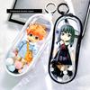 Clear Figure Display Bag with Metal Buckle Waterproof PVC Zipper Dustproof Portable OB11 BJD Doll Carrying Case Hanging Storage Bag