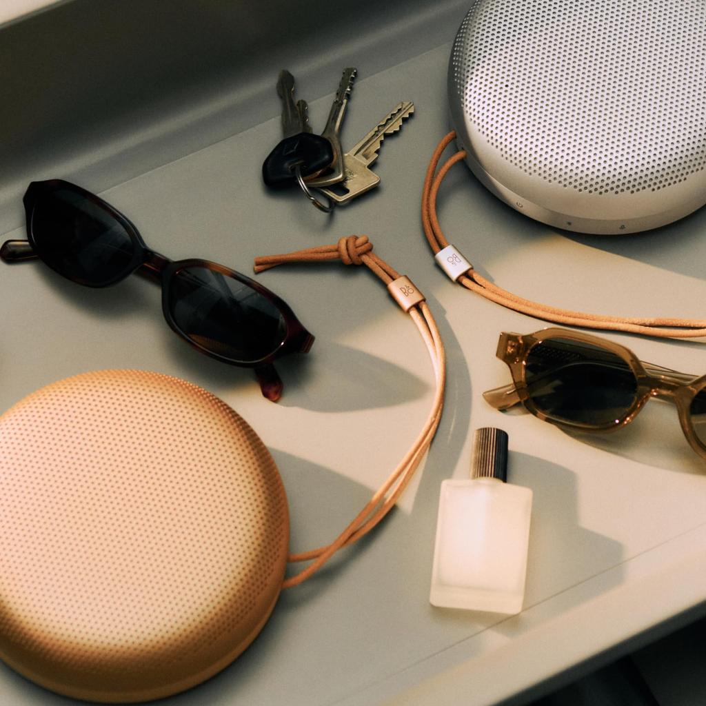 Bang & Olufsen Beosound A1 3rd Gen Portable Bluetooth Speaker, IP67, Natural Aluminum