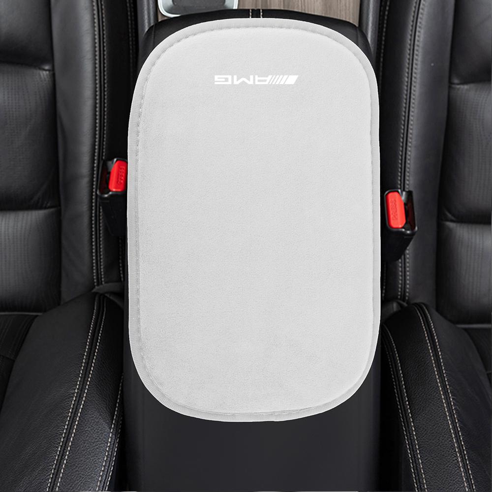 Car Center Console Armrest Box Mat Decoration Non-slip Fur Pad For Mercedes Benz AMG GLC X253 A200 260I W206 W447 W213 W220 S500 KZ0