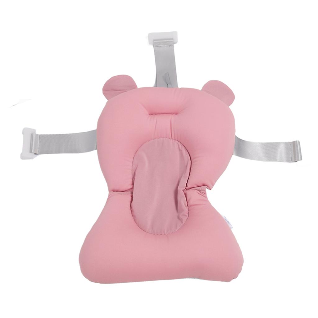 Soft Baby Bath Support Cushion Pad Cute Breathable Adjustable Newborn Bathtub Floating Pillow Mat