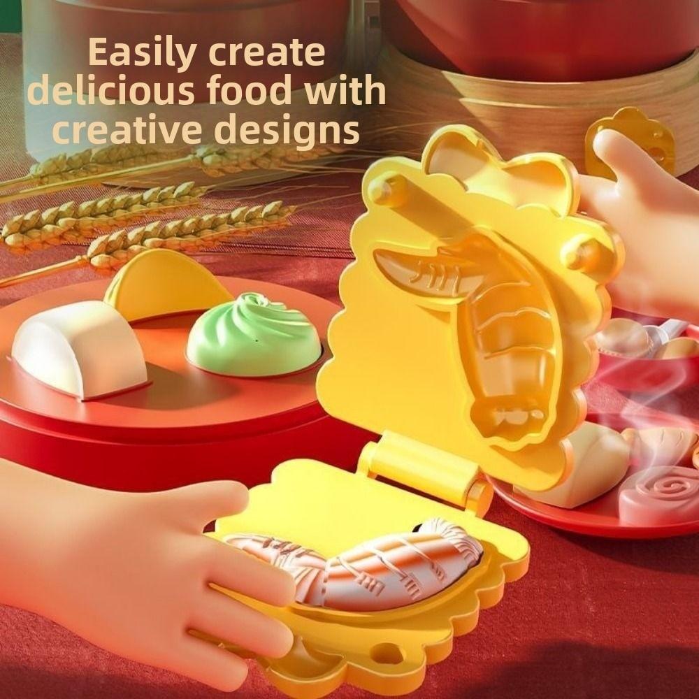Chinese Food Theme Simulation Kitchen Toy Set Pretend Food Play Toy Parent-Child Interactive
