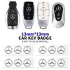 13 мм Наклейка-эмблема на ключ от автомобиля Для Mercedes Benz AMG W211 W212 W166 W167 W117 W247 W176 W204 W203 W205 W140 X253 W210