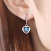 Zirconium Love Ear Hook Women's New Trendy Light Luxury Niche High-end Summer Earrings