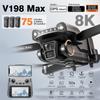 Дрон V198MAX GPS 8K HD Аэрофотосъемка Двойная камера Бесколлекторный Квадрокоптер 5G WIFI 360° Лазерное Интеллектуальное Предотвращение Препятствий Воздушная Оптическая Игрушка