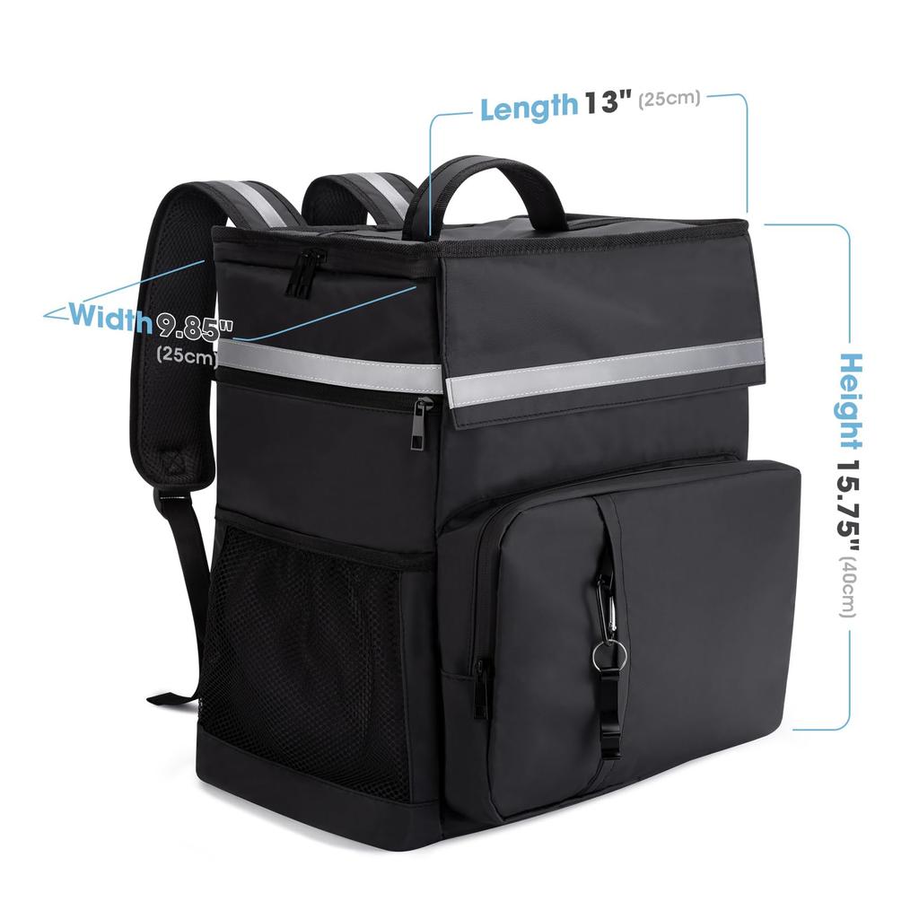 MILPROX 25L Insulated Cooler Backpack Insulated Eco Soft Cooler Lunch Heat Sports Club Camping Bag, Style, Waterproof, Foldable, Bag, Box, Bag,