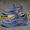 Модные мужские сетчатые кроссовки, легкие кроссовки, летние сетчатые кроссовки, дышащая повседневная обувь, удобная мужская теннисная обувь