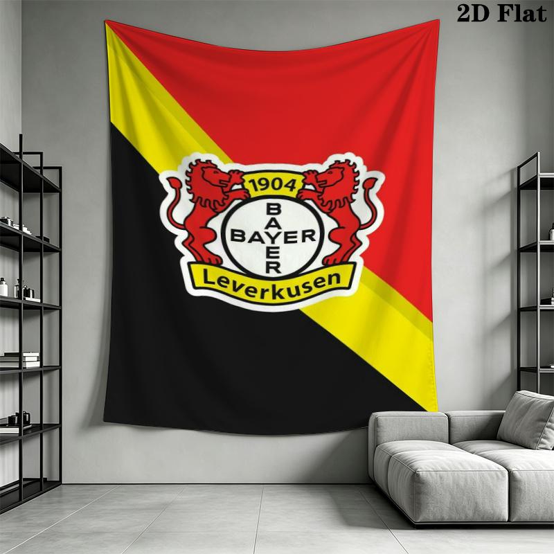 Bayer 04 Leverkusen Wall Tapestry Aesthetic Wall Hanging Printed Fabric Blanket Decorative Tapestries for Bedroom Living Room Home Decor