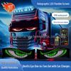 LED Flexible Screen Car Eye Light - Dynamic Internet Celebrity Smart Sticker