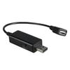 Кабель для аварийного запуска с усилением для замка с отпечатком пальца, USB-штекер, регулируемые напряжения от 5,2 В до 7,4 В до 9,2 В, USB-кабель с усилением
