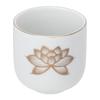 Buddhist Altar Accessories, Shinto Altar Accessories, White Gold Lotus 2.0 Teacups (6 Pieces), AM-TM637