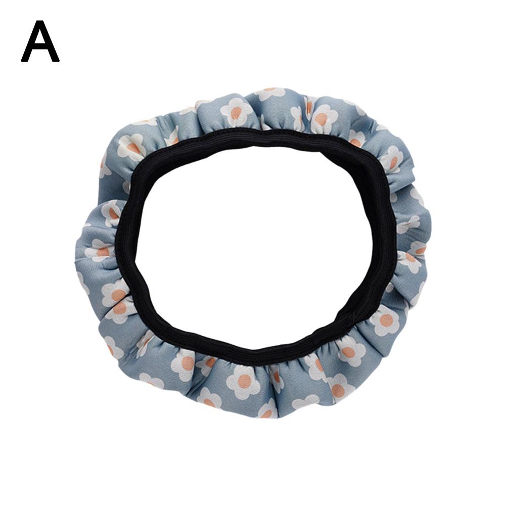 Чехол на руль автомобиля с милым цветком, удобный, устойчивый к поту, нескользящий, защитный чехол на руль, износостойкий, Absorpti H8K3