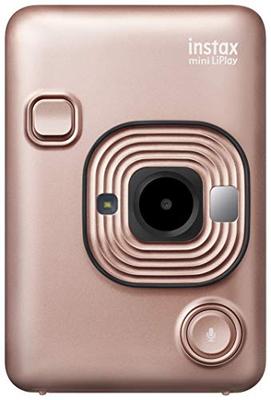 Мгновенная камера/принтер для смартфона Fujifilm Instax Mini LiPlay, цвет «Золотой кисть» (INS МИНИ HM1 РУМЯНА ЗОЛОТО)
