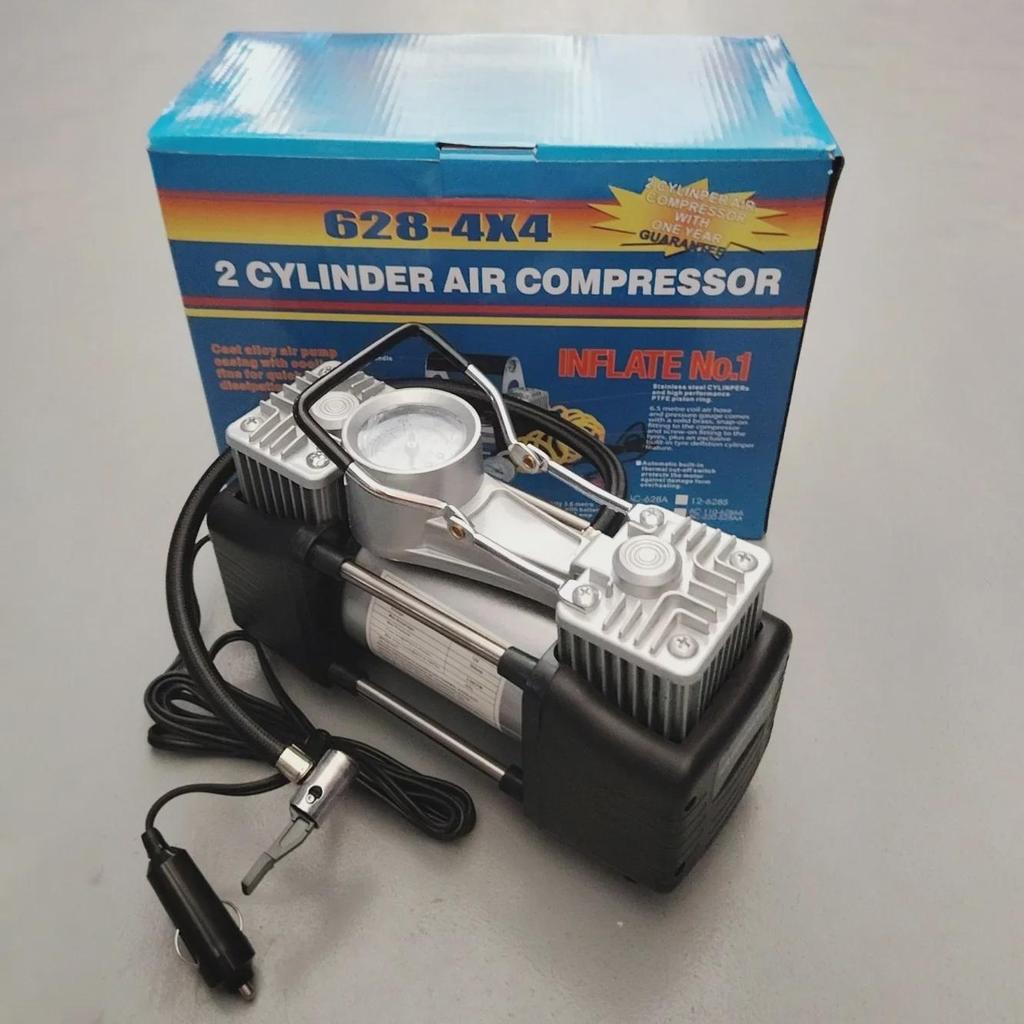 Double Cylinder 12V High-Power Portable Car Air Pump