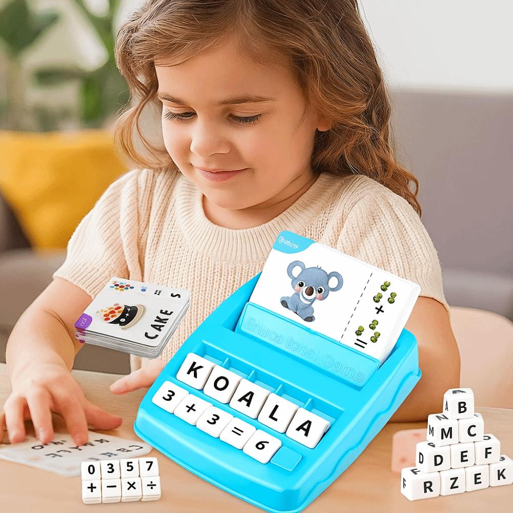 Spelling Practice Number Cognition Early Math Game Paper Sight Words Spelling Game  Children'S Gift
