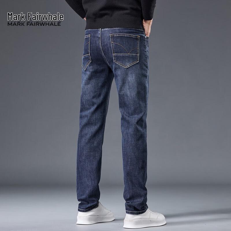 Мужские джинсы прямого кроя в стиле ретро для легкого бизнеса Mark Fairwhale 2025