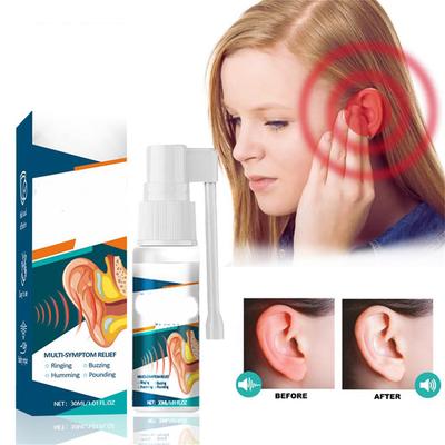 Спрей Relief For Ringing Ears Relief, натуральное средство от потери слуха и удаления ушной серы, улучшает слух, 30 мл