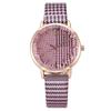 Fashionable Digital Plaid Women's Watch Women's Watch Strap Women's Quartz Watch