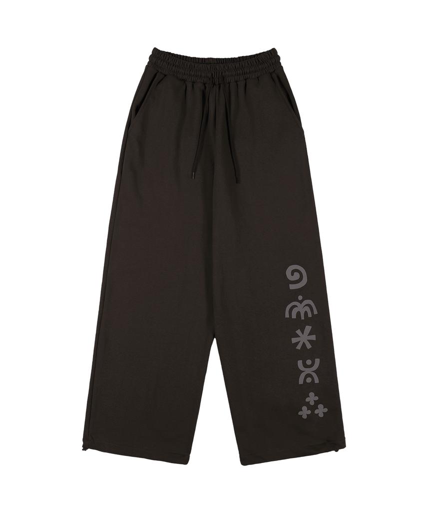 Штаны свитшоты Kaipai Glyph (коричневый) K25Zc179