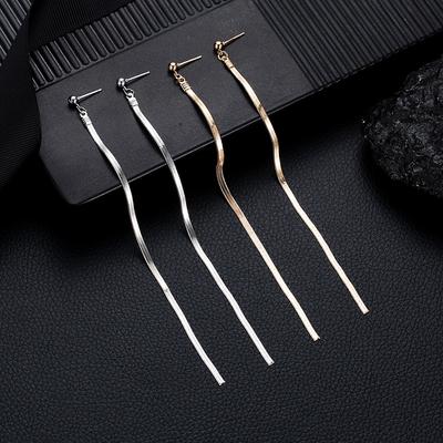 Креативные серьги Simple Atmosphere Длинные серьги-кисточки с цепочкой Wild Female Jewelry ADM