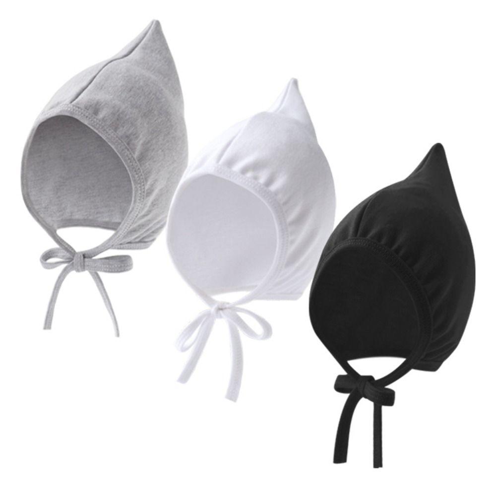 Spring Autumn Baby Hat Comfortable Tie Rope Ear Protection Cap Fashion Beanie Hats for Baby