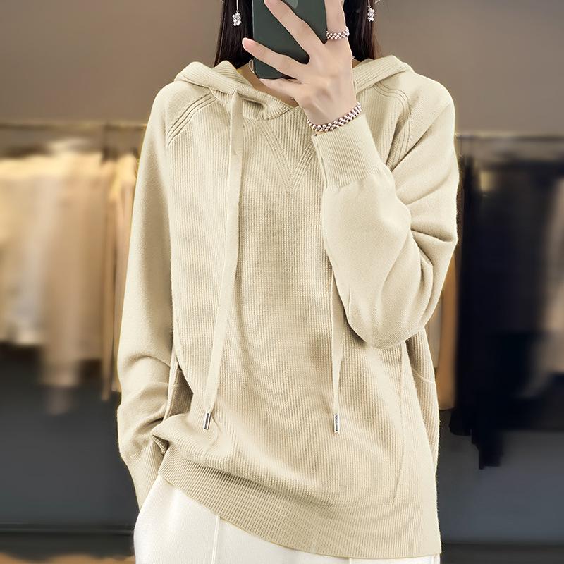 Autumn New Hooded Sweater Women's Pullover Hoodie Casual Fashion Sweater Jacket Bottoming Shirt