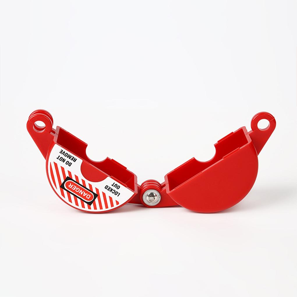 1 Box of Valve Lock Round Padlock with Key Red Antitheft Products