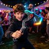 Spark Battle Ax with Smoke Effect Transforming Weapon LED 7 RGB Colors Dynamic Sound