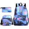 Katseye K-Pop Print Backpack Shoulder Bag Pencil Case 3-Piece Set Multi-functional School Travel Set